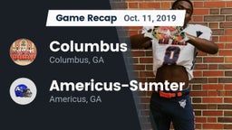 Recap: Columbus  vs. Americus-Sumter  2019