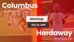 Matchup: Columbus  vs. Hardaway  2019