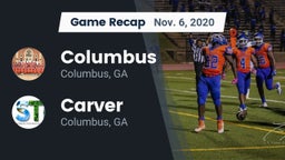 Recap: Columbus  vs. Carver  2020