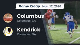 Recap: Columbus  vs. Kendrick  2020