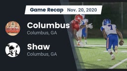 Recap: Columbus  vs. Shaw  2020