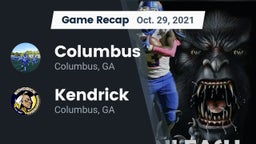 Recap: Columbus  vs. Kendrick  2021