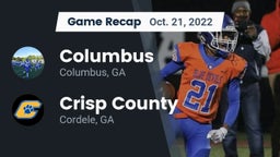 Recap: Columbus  vs. Crisp County  2022