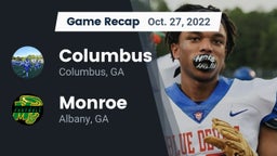 Recap: Columbus  vs. Monroe  2022