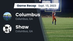 Recap: Columbus  vs. Shaw  2023