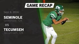 Recap: Seminole  vs. Tecumseh  2016