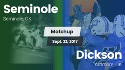 Matchup: Seminole  vs. Dickson  2017