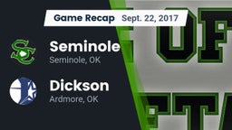 Recap: Seminole  vs. Dickson  2017