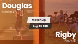 Matchup: Douglas  vs. Rigby  2017