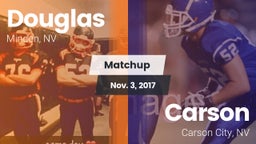 Matchup: Douglas  vs. Carson  2017