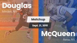 Matchup: Douglas  vs. McQueen  2018