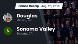 Recap: Douglas  vs. Sonoma Valley  2019