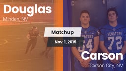 Matchup: Douglas  vs. Carson  2019