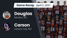 Recap: Douglas  vs. Carson  2021