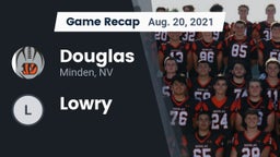 Recap: Douglas  vs. Lowry  2021