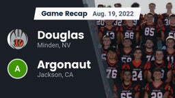 Recap: Douglas  vs. Argonaut  2022
