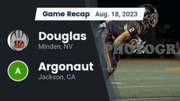 Recap: Douglas  vs. Argonaut  2023