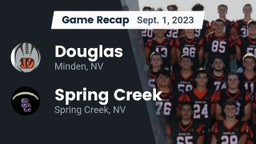 Recap: Douglas  vs. Spring Creek  2023