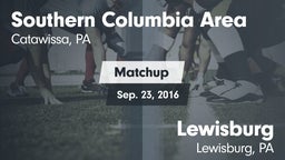 Matchup: Southern Columbia vs. Lewisburg  2016