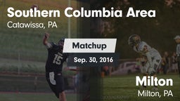 Matchup: Southern Columbia vs. Milton  2016