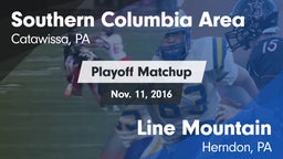 Matchup: Southern Columbia vs. Line Mountain  2016