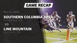 Recap: Southern Columbia Area  vs. Line Mountain  2016