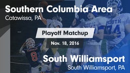 Matchup: Southern Columbia vs. South Williamsport  2016