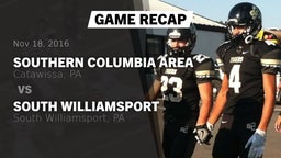 Recap: Southern Columbia Area  vs. South Williamsport  2016