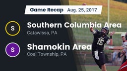 Recap: Southern Columbia Area  vs. Shamokin Area  2017