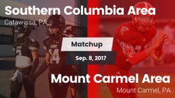 Matchup: Southern Columbia vs. Mount Carmel Area  2017