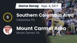 Recap: Southern Columbia Area  vs. Mount Carmel Area  2017