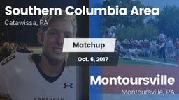 Matchup: Southern Columbia vs. Montoursville  2017