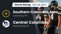 Recap: Southern Columbia Area  vs. Central Columbia  2017