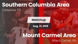 Matchup: Southern Columbia vs. Mount Carmel Area  2018