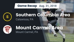Recap: Southern Columbia Area  vs. Mount Carmel Area  2018
