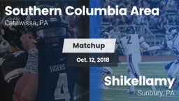 Matchup: Southern Columbia vs. Shikellamy  2018