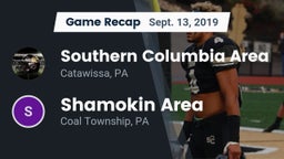 Recap: Southern Columbia Area  vs. Shamokin Area  2019