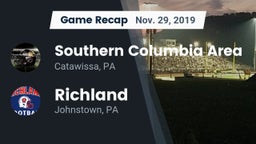 Recap: Southern Columbia Area  vs. Richland  2019