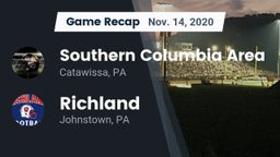 Recap: Southern Columbia Area  vs. Richland  2020