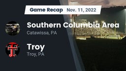 Recap: Southern Columbia Area  vs. Troy  2022