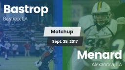 Matchup: Bastrop  vs. Menard  2017