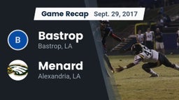 Recap: Bastrop  vs. Menard  2017