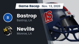 Recap: Bastrop  vs. Neville  2020