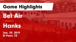 Bel Air  vs Hanks  Game Highlights - Jan. 29, 2019