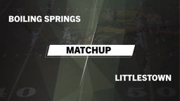 Matchup: Boiling Springs vs. Littlestown High 2016