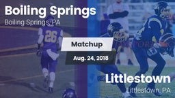 Matchup: Boiling Springs vs. Littlestown  2018