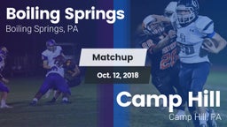 Matchup: Boiling Springs vs. Camp Hill  2018