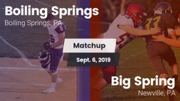 Matchup: Boiling Springs vs. Big Spring  2019