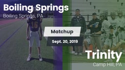 Matchup: Boiling Springs vs. Trinity  2019