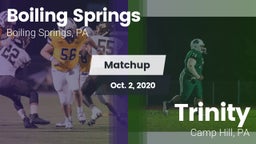 Matchup: Boiling Springs vs. Trinity  2020